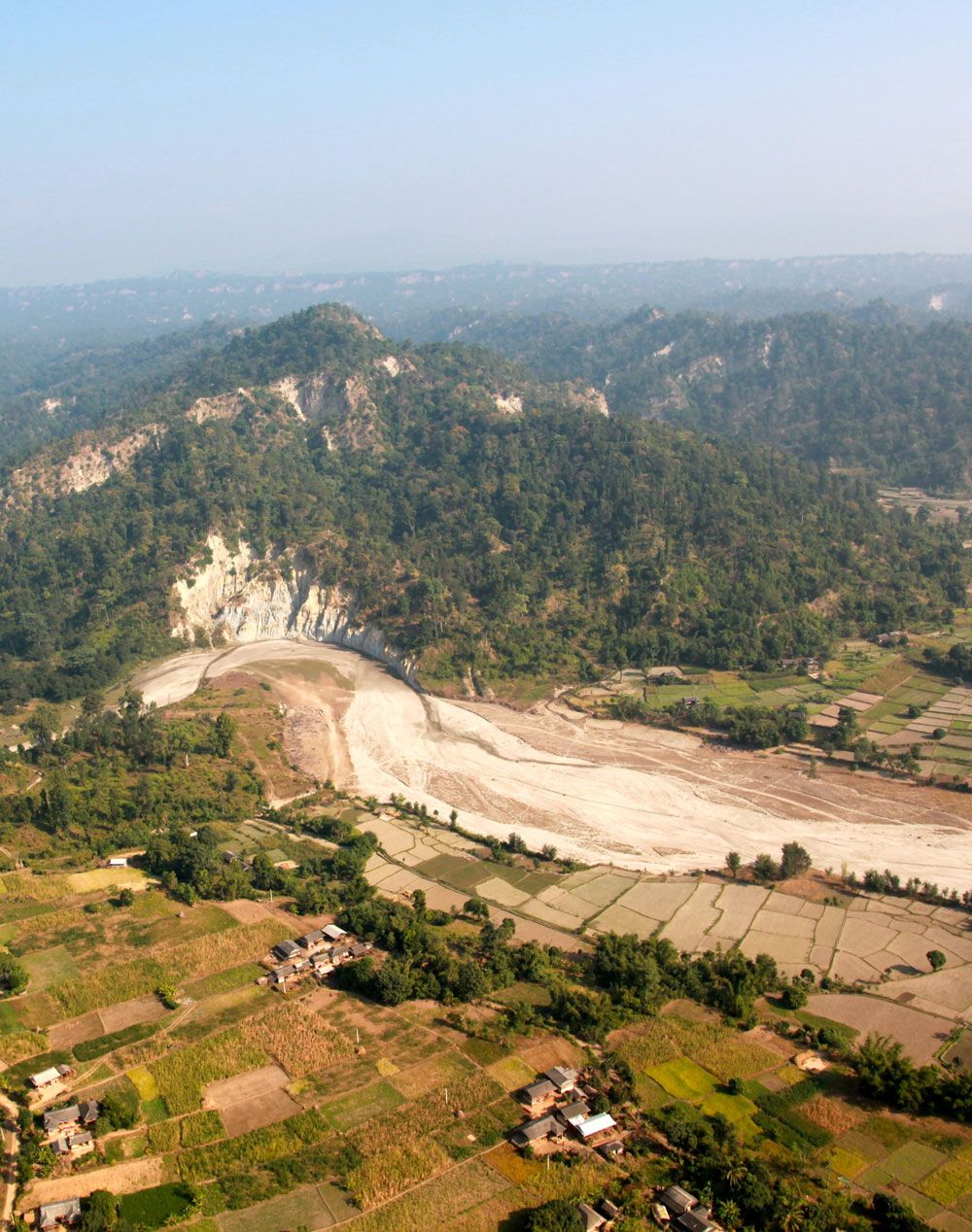 Landscape evidence of a historic earthquake