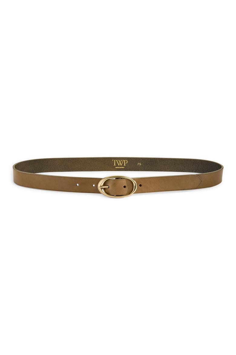 Narrow Leather Belt