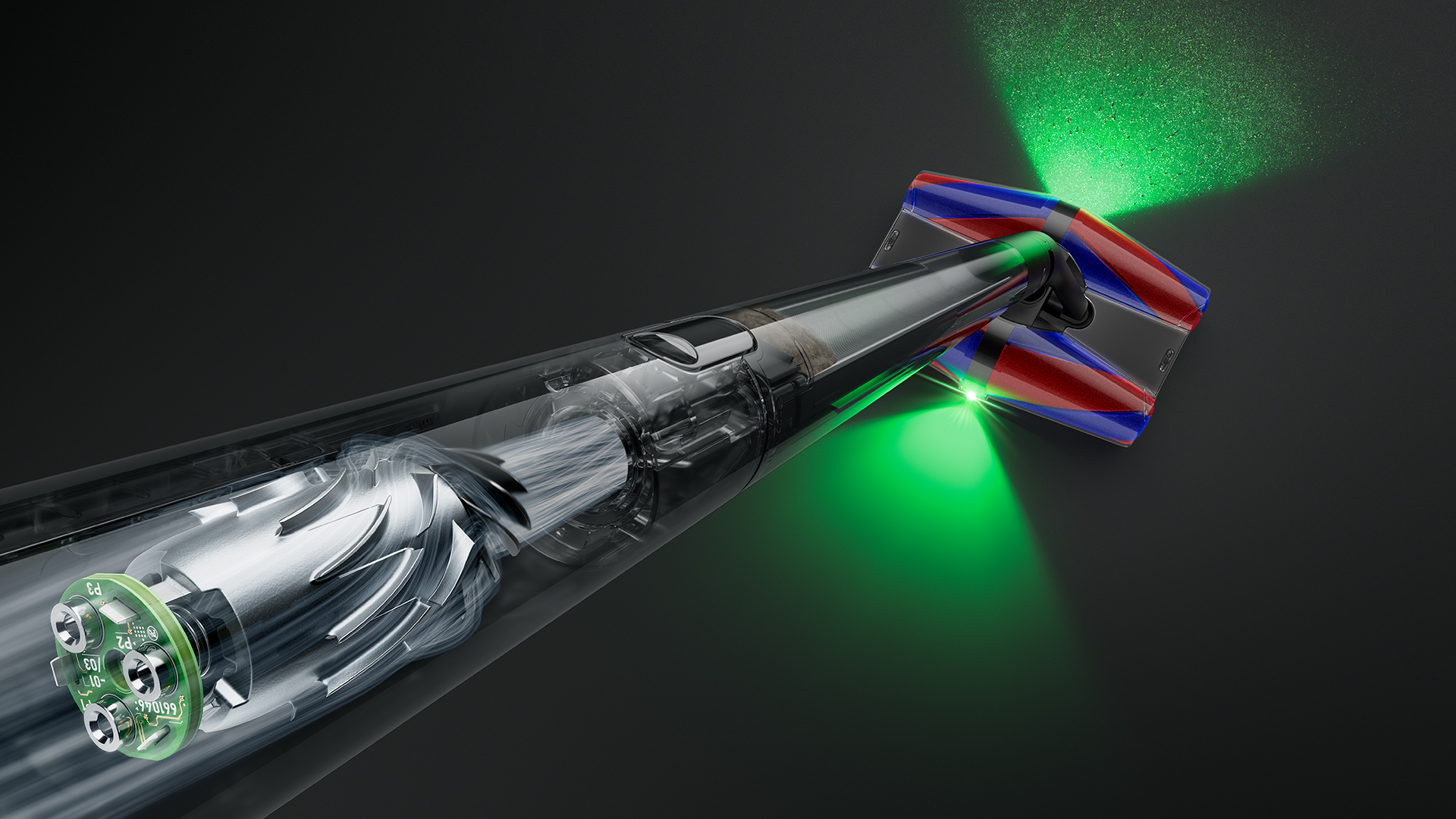 Dyson's new vacuum is as thin as a broom handle and appears to float across the floor