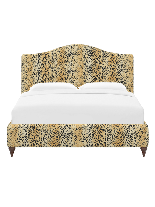 Leopard Camelback Bed