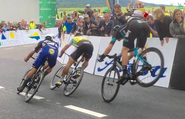 Van Poppel makes amazing save in Tour de Suisse stage 4 finale - News ...