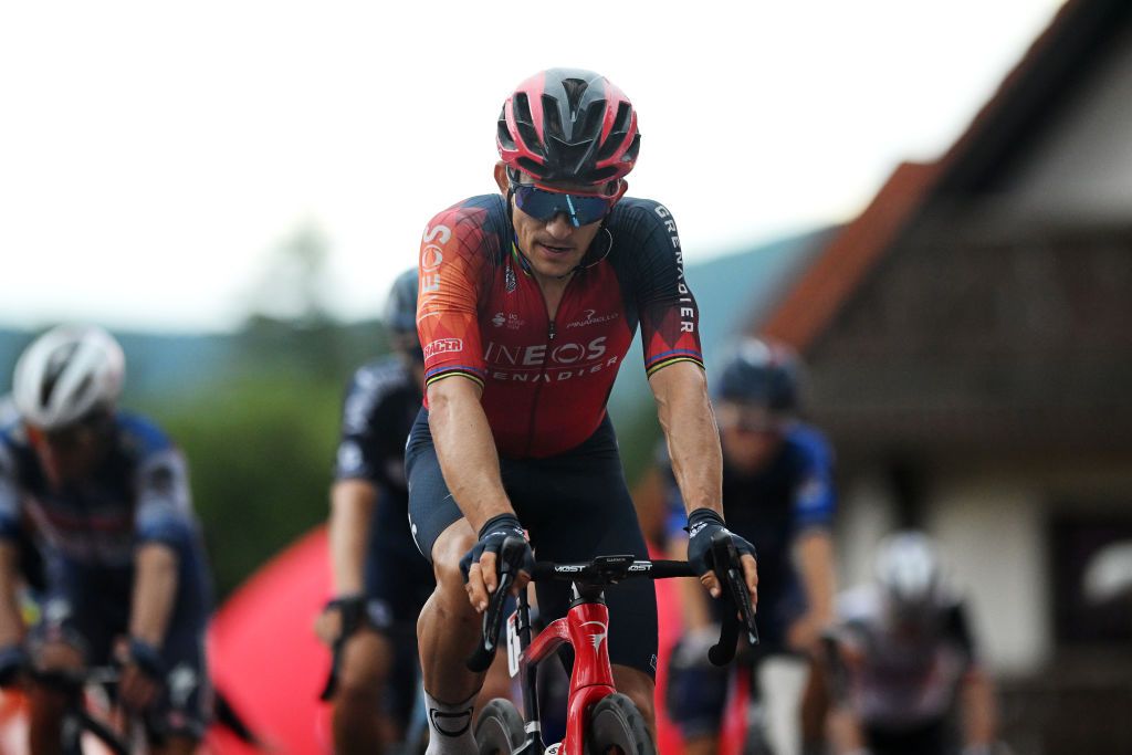 Michal Kwiatkowski (Ineos Grenadiers) finished third on the stage