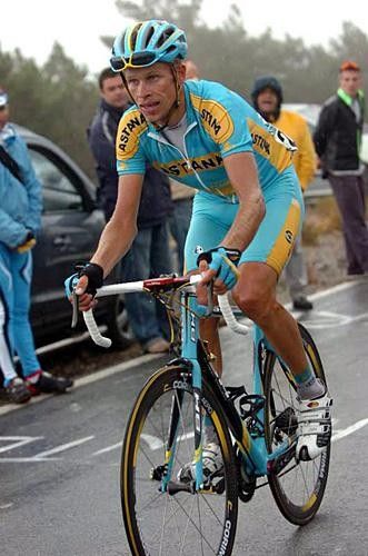 Andrey Kashechkin (Astana) was 15th at 1'28