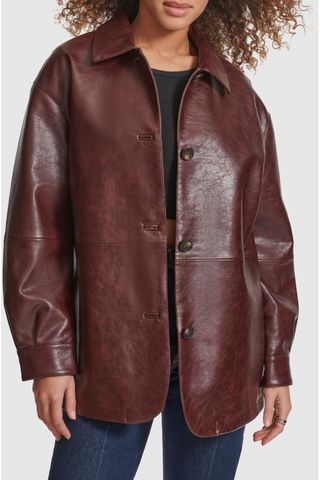 Levi's Oversize Faux Leather Relaxed Jacket