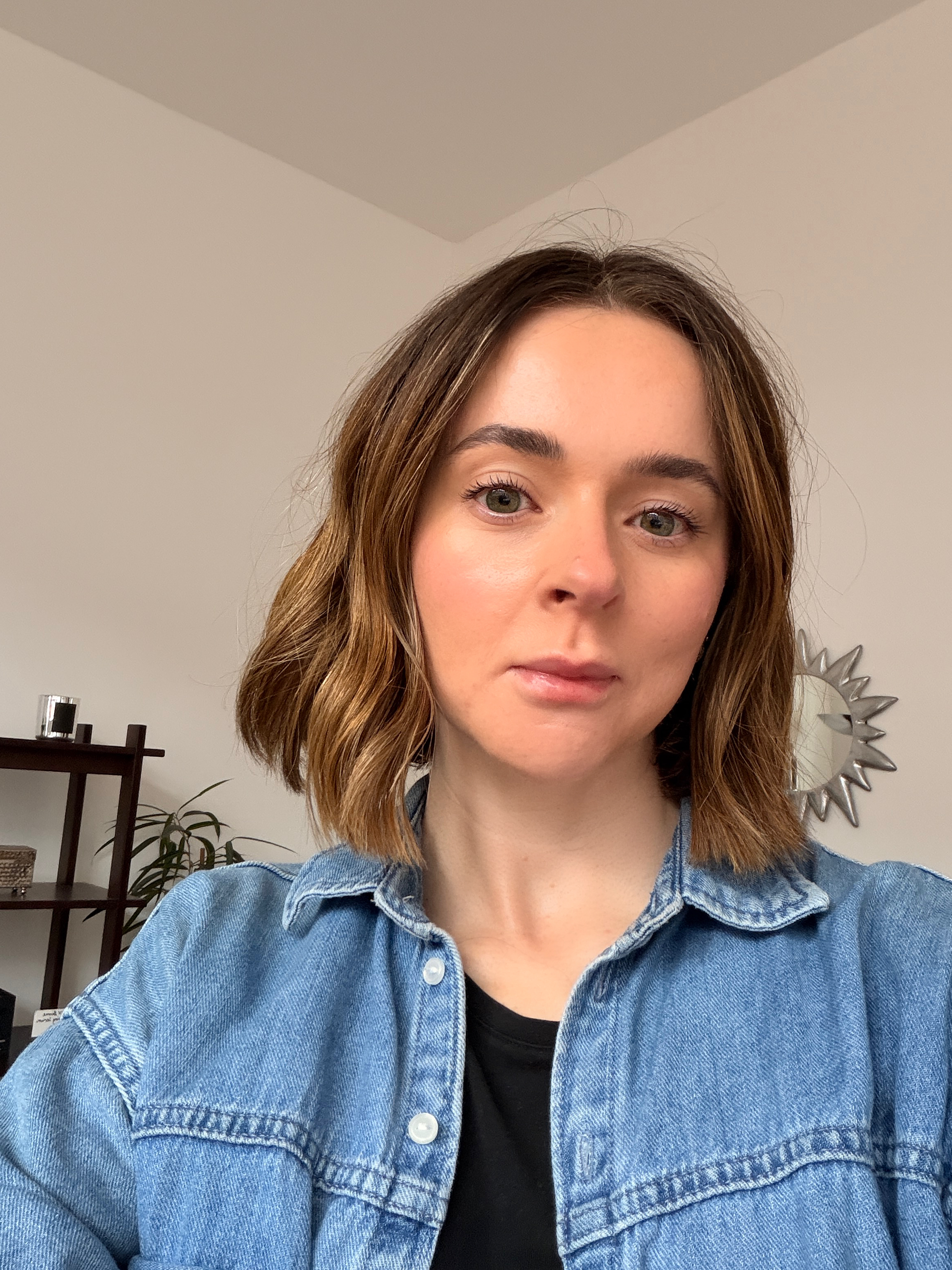 Grace Day after testing the Living Proof Full Shampoo and Conditioner