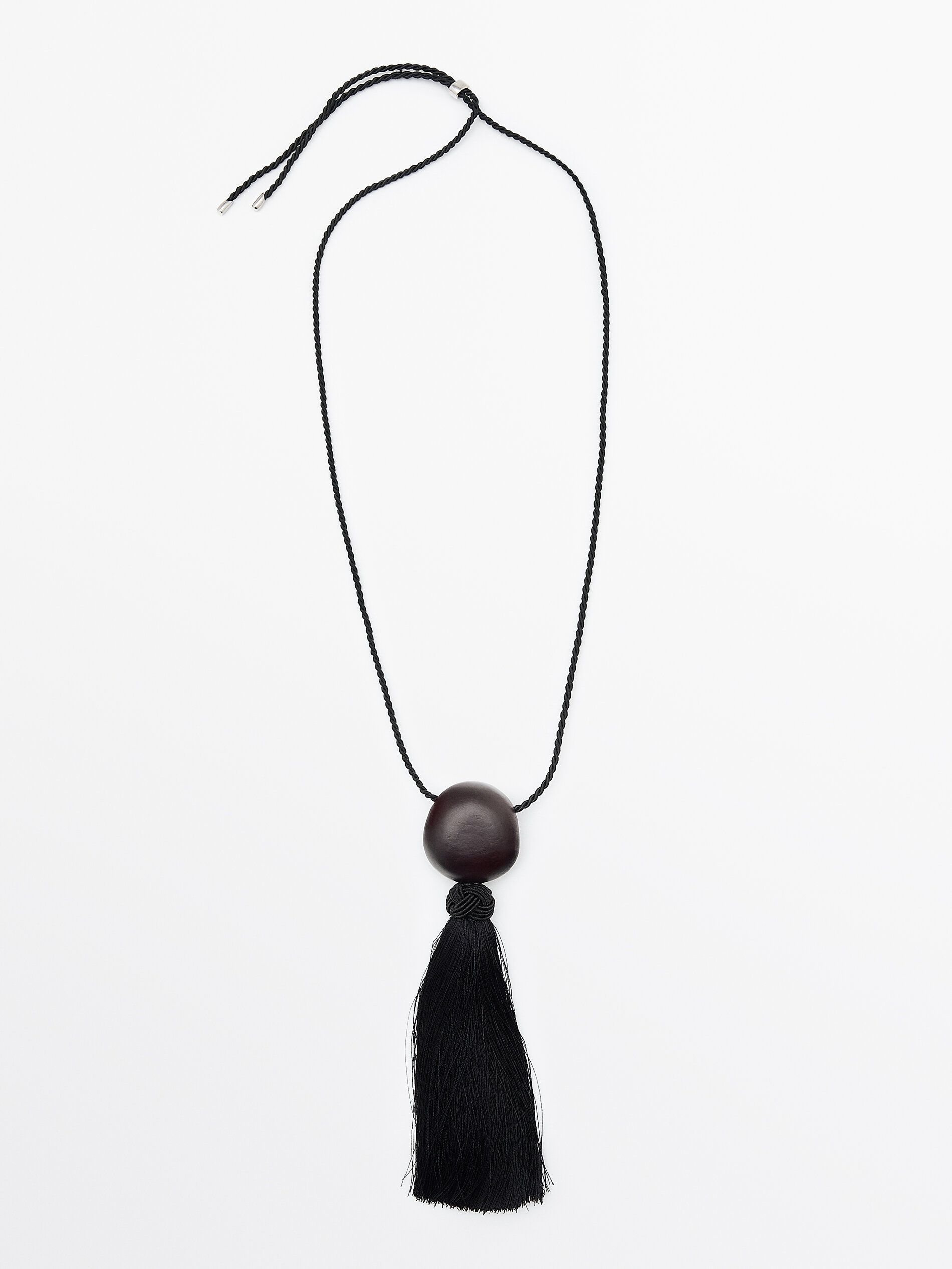 Wooden Tassel Pendant