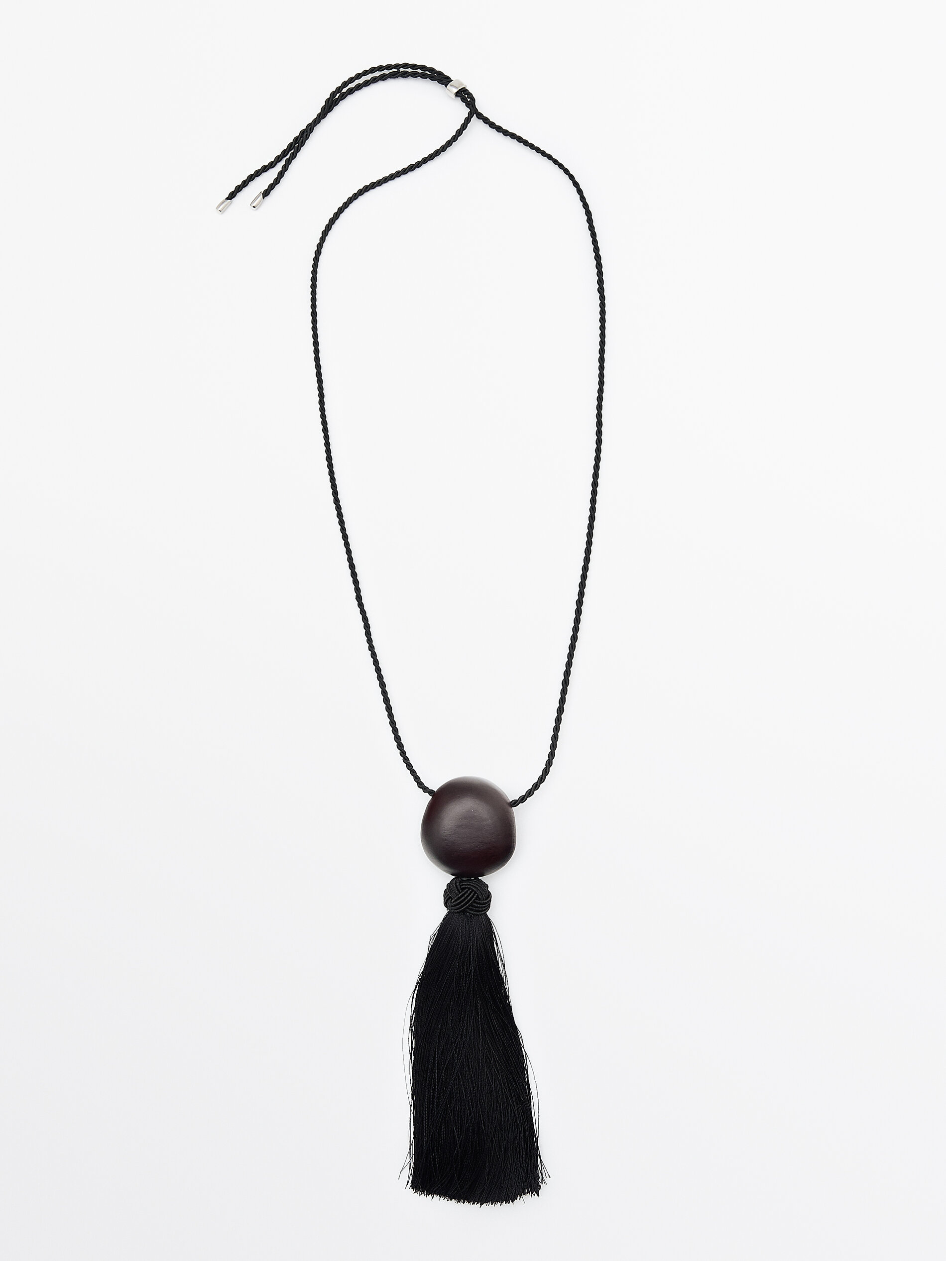 Wooden Tassel Pendant