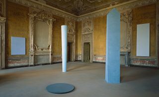 A view of the exhibition in Castello di Rivoli