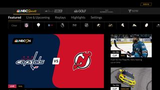 NBC Sports Android TV Main Page