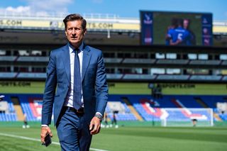 Crystal Palace chairman Steve Parish arrives for the Premier League match between Crystal Palace and Southampton FC at Selhurst Park on September 1, 2018 in London, United Kingdom.