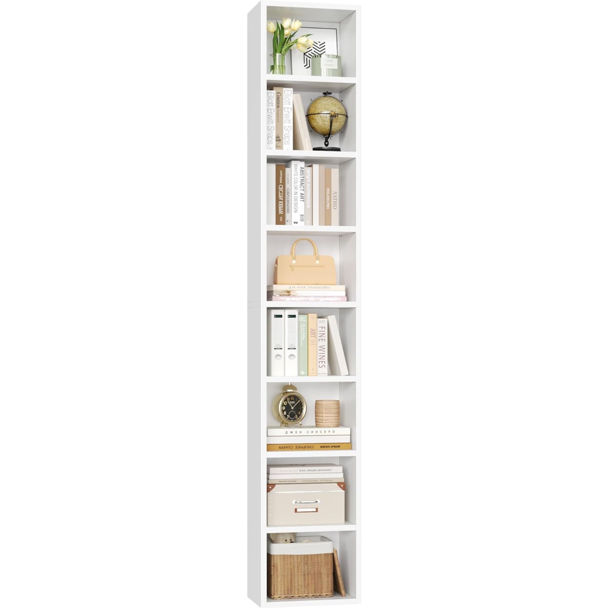 White bookshelf 