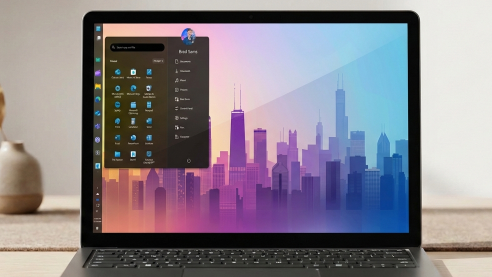 Stardock on Windows 11 mockup with a Surface Laptop 7
