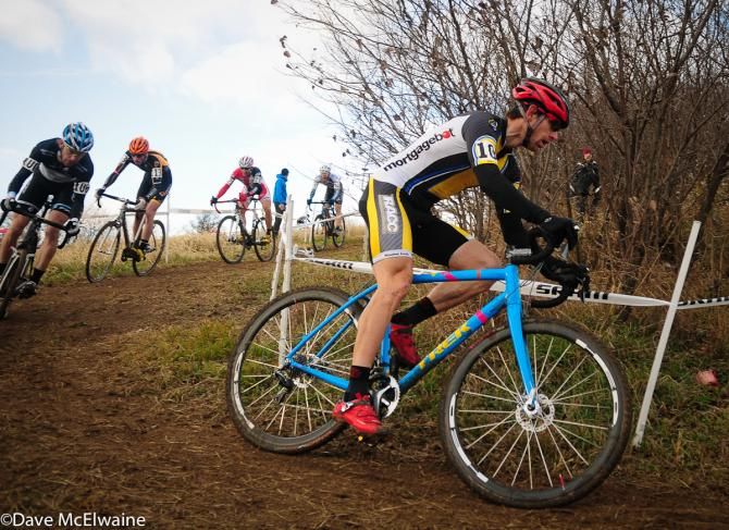 Brian Matter ( RACC/ Trek CXC) riding on top of Mt. Krumpit