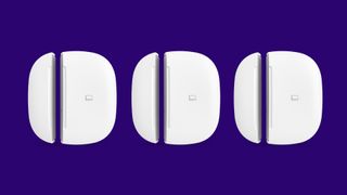 The SmartThings Multipurpose Sensors can be installed on doors, windows and cupboards, alerting you when they're opened.