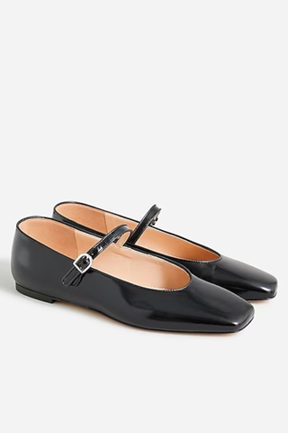 J.Crew Anya Mary Jane flats in leather