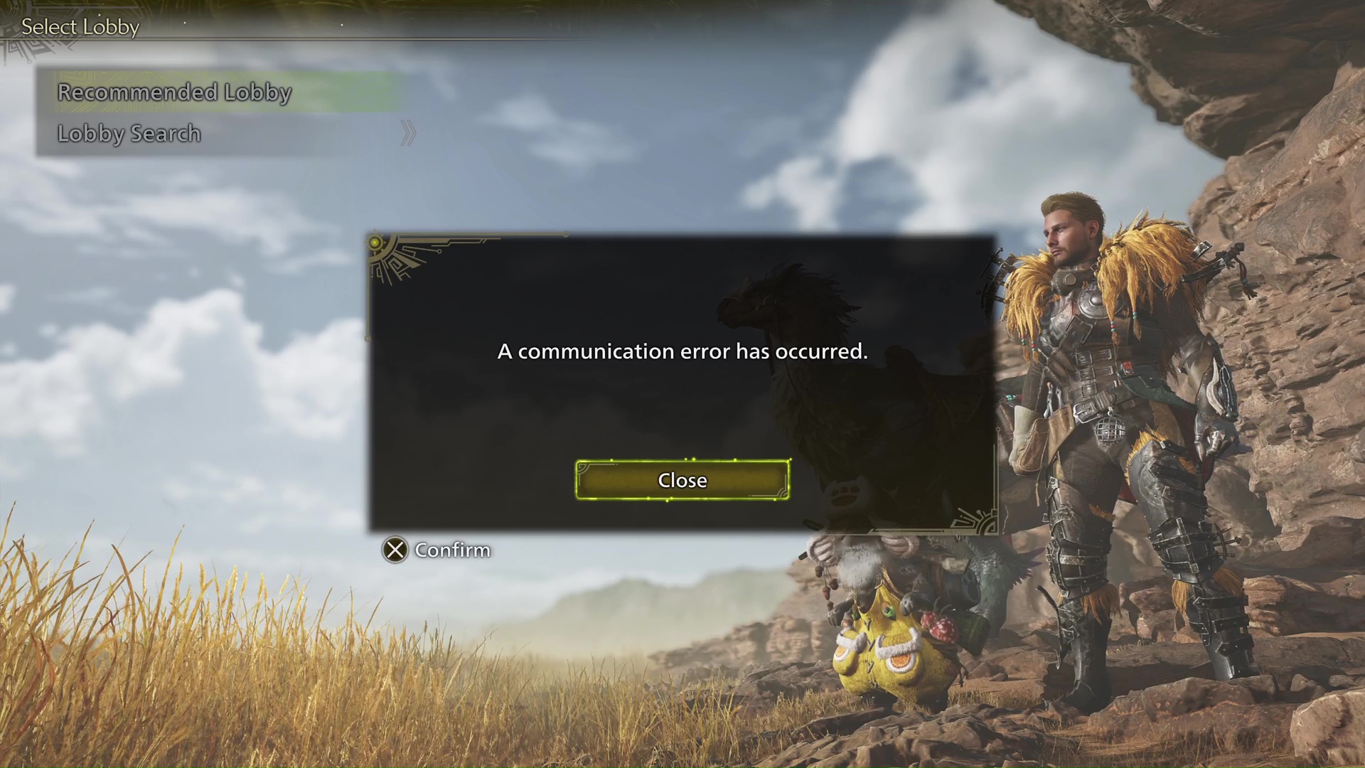 Monster Hunter Wilds no puede conectarse al error del servidor y correcciones