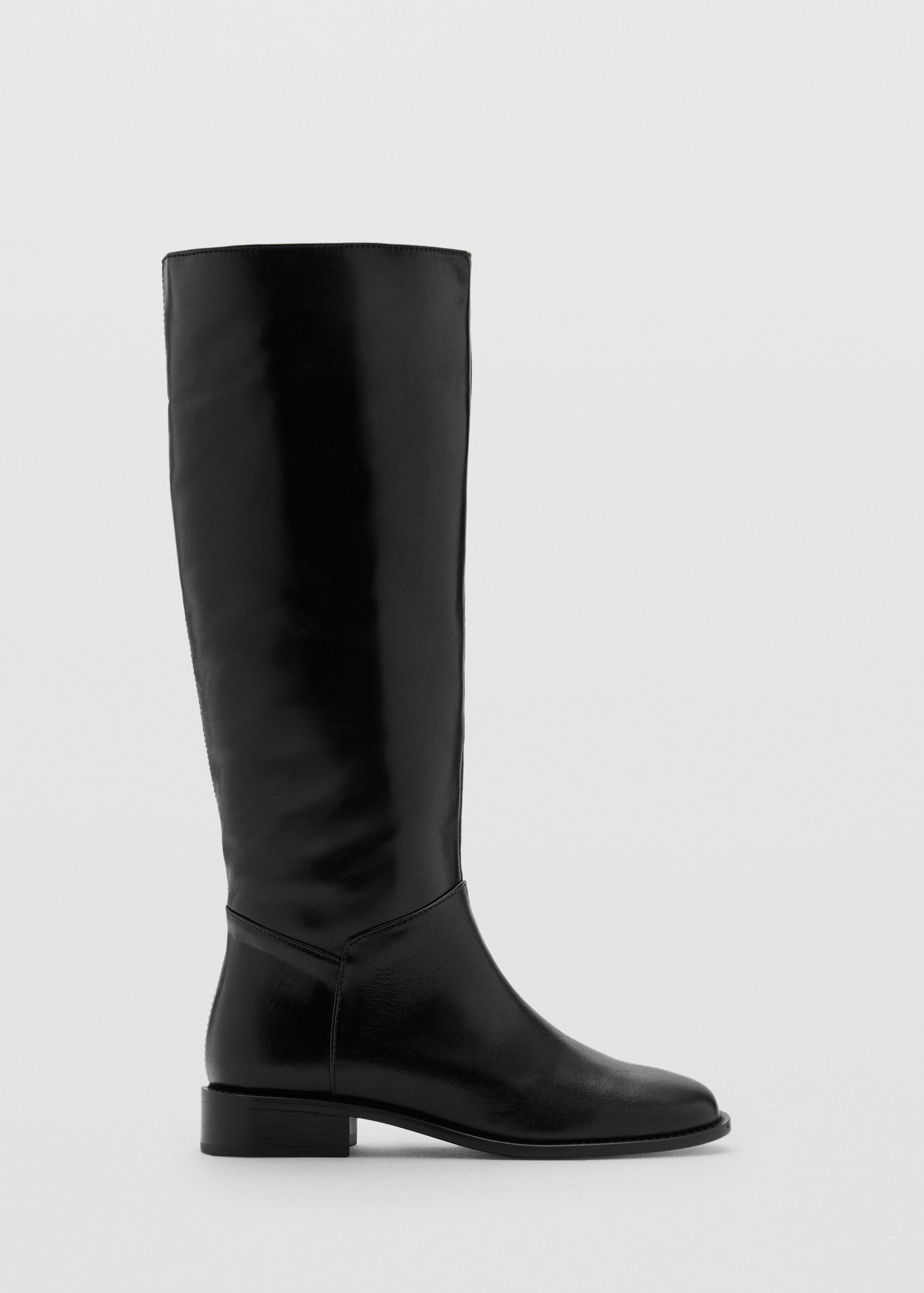 Leather High Boots - Women | Mango Usa