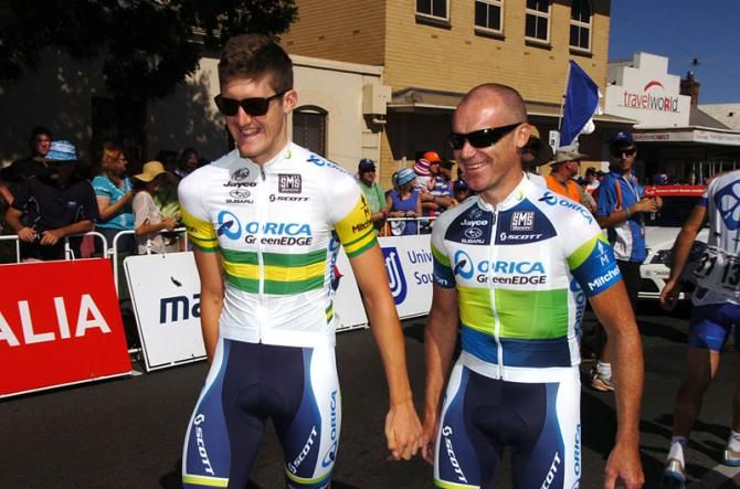 Luke Durbridge and Stuart O'Grady