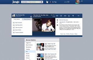Jango Music Streaming (browser-based)