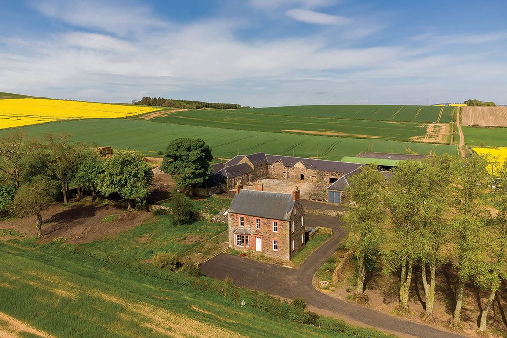 New Smailholm Farmhouse, Roxburghshire. 