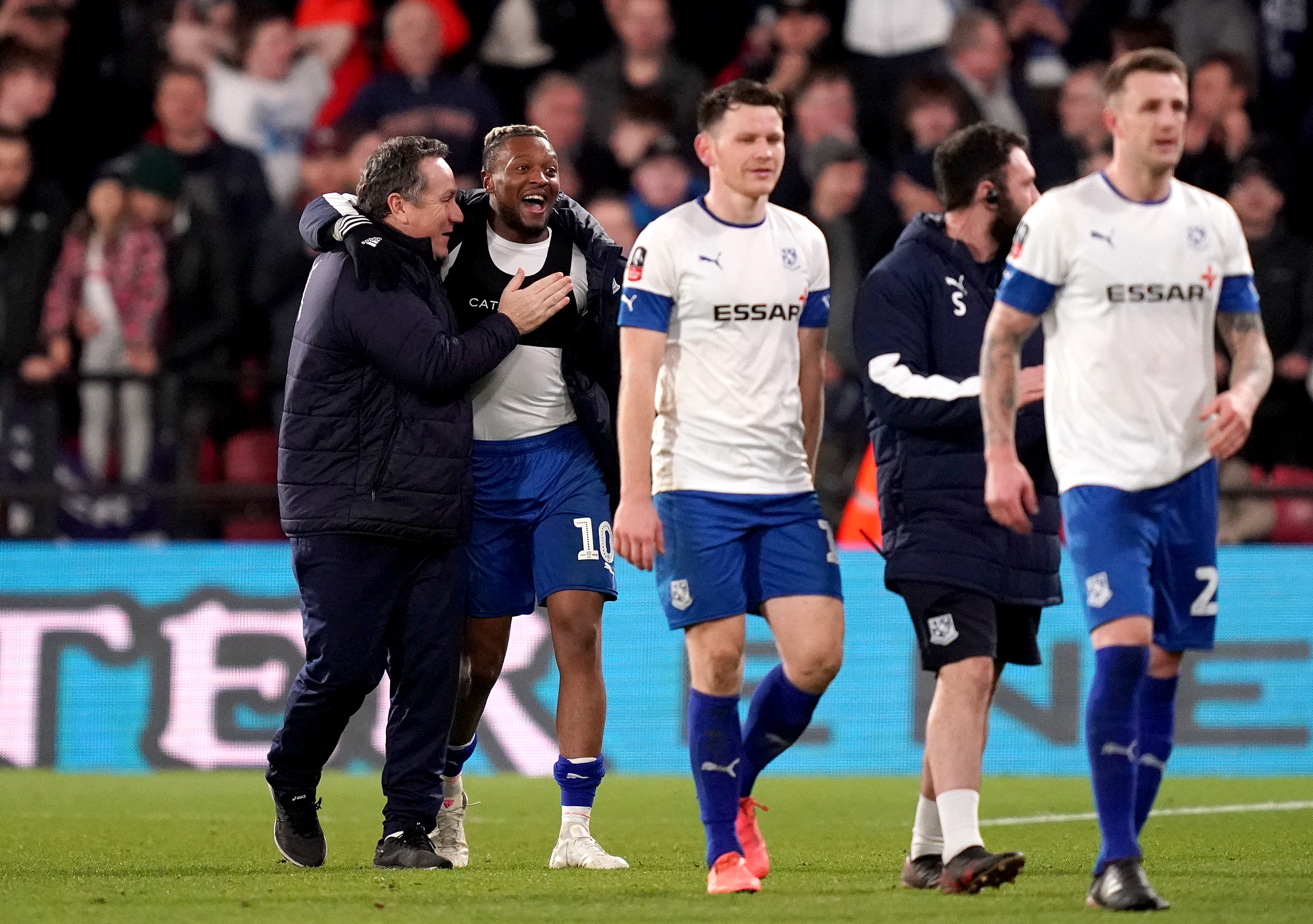 League One Tranmere pulled off a stunning comeback at Vicarage Road