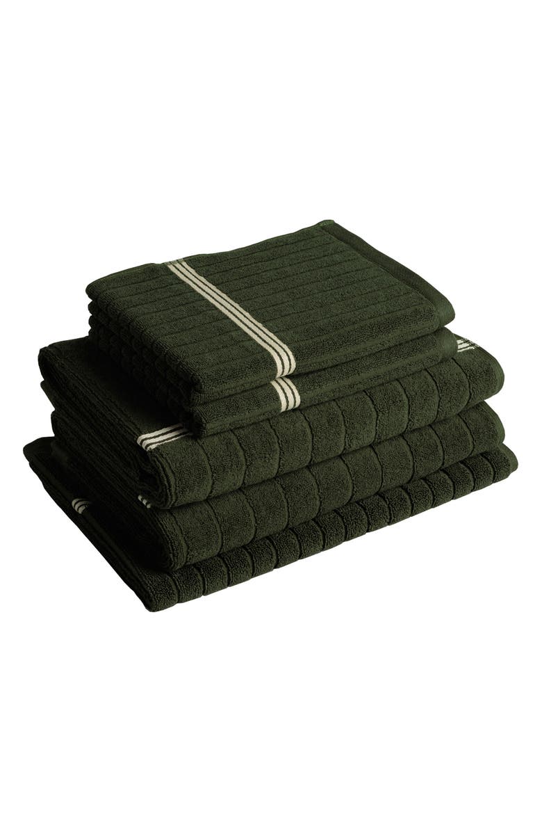 Essential 5-Piece Bath Towel, Hand Towel &amp;amp; Bath Mat Set