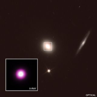 Scientists used NASA's Chandra and Hubble space telescopes, as well as other instruments, to study the supermassive black hole system ASASSN-14li and determine the spin rate of the black hole, a fundamental property that has been difficult for astronomers to measure.
