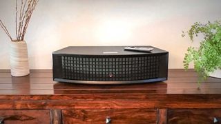 JBL L42ms on a table