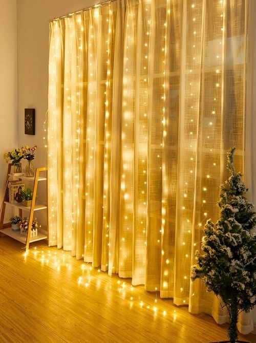 360 LED Curtain Fairy Lights, 3.6m