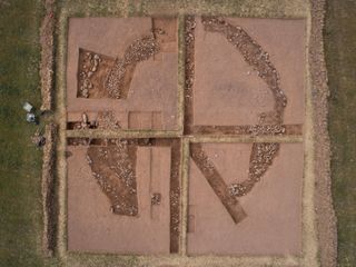 Archaeologists say the Bronze Age burial mound built next to the Neolithic tomb suggests that Bryn Celli Ddu was used as a ceremonial site by different peoples over thousands of years.