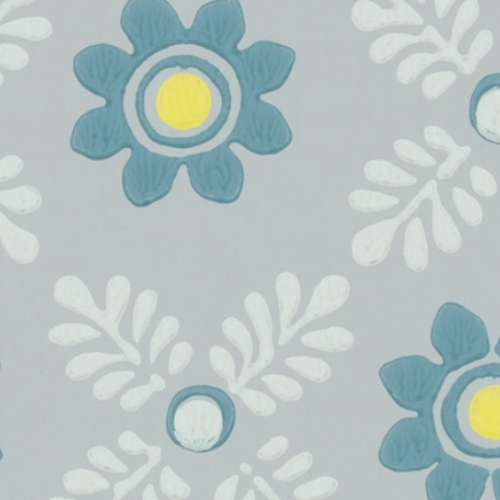 Ditsy Block - Bone China Blue