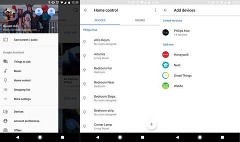 how to add old nest thermostat to google home