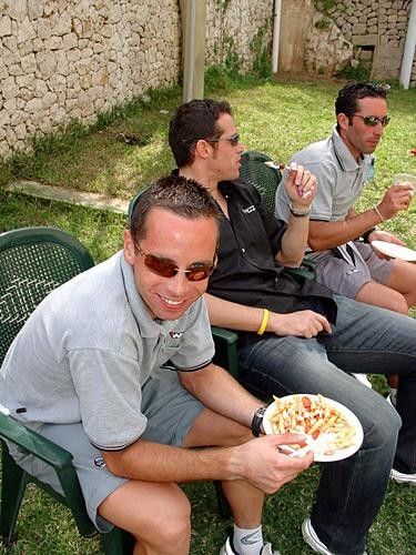 Pasta Party after the Giro di Terra d'Otranto