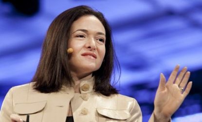Facebook CEO Sheryl Sandberg says women who focus on having children too early lose out in the business world.