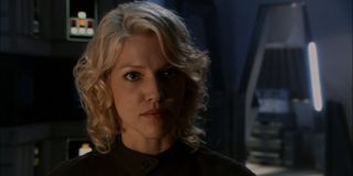 Tricia Helfer on Battlestar Galactica