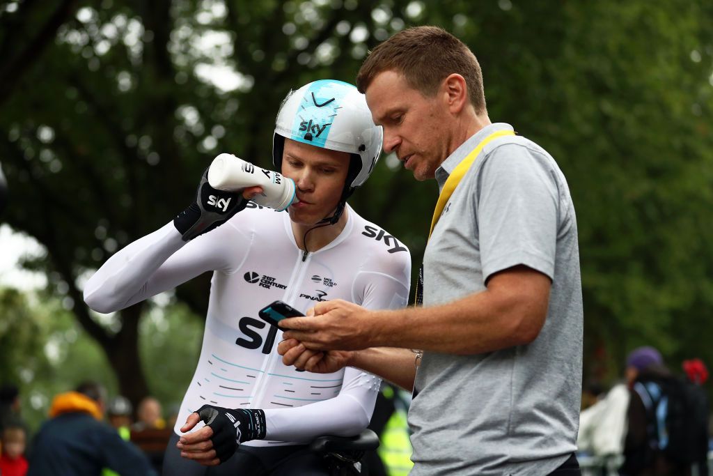 during stage one of the 2017 Tour de France, a 14km Individual Time Trial, on July 1, 2017 in Duesseldorf, Germany.