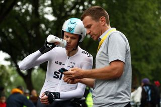 during stage one of the 2017 Tour de France, a 14km Individual Time Trial, on July 1, 2017 in Duesseldorf, Germany.