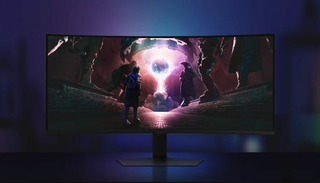 an image of the Samsung Odyssey G7 40-inch gaming monitor