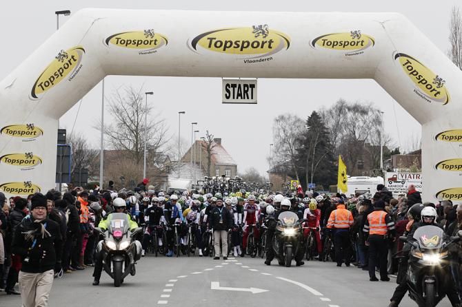 The start of Gent-Wevelgem was moved to Gistel
