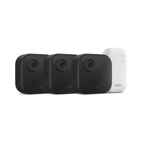 Blink Outdoor 4 &amp;ndash; Wireless Smart Security Camera, Two-Year Battery Life, 1080p Hd Day and Infrared Night Live View, Two-Way Talk. Sync Module Core Included &amp;ndash; 3 Camera System