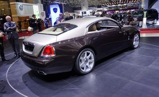 Grey Rolls-Royce Wraith