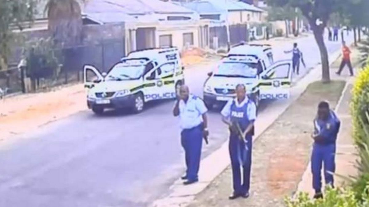 South African police