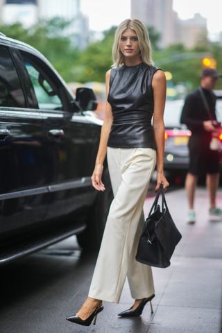 New York Fashion Week street style.