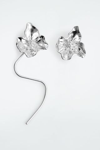 Mismatched Floral Earrings