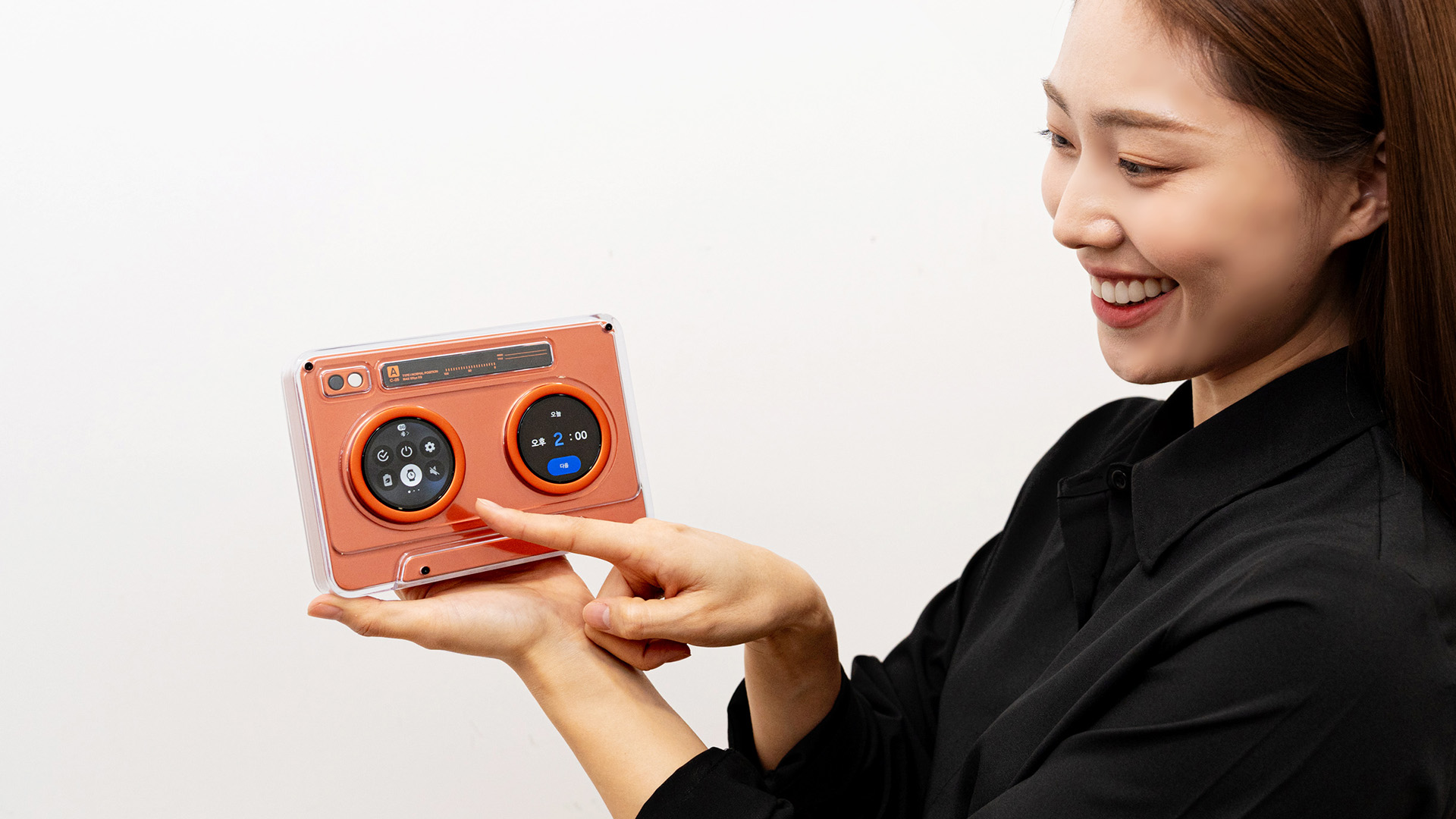 Samsung AI OLED Cassette press image from CES 2026