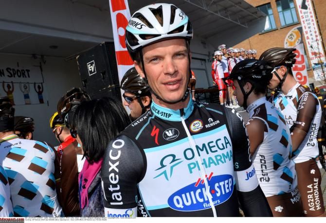 Iljo Keisse (Omega Pharma-QuickStep) prior to the start of Le Samyn