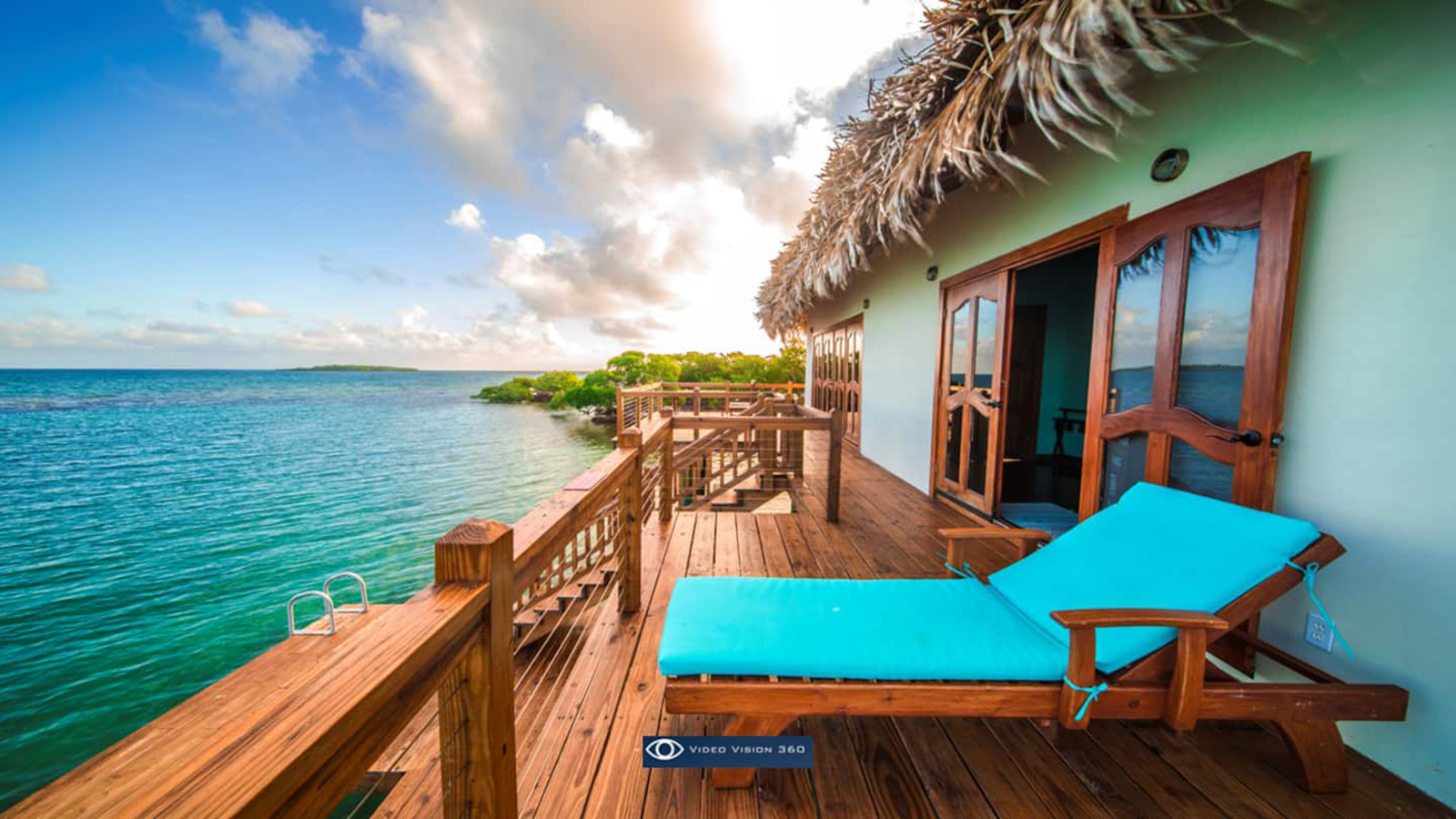 Views from the overwater bungalow on Little Peter Oasis