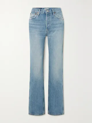 RE/DONE, 90s Loose High-Rise Straight-Leg Jeans