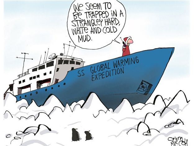 Editorial cartoon global warming