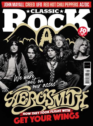 The cover of Classic Rock 331, featuring Aerosmith